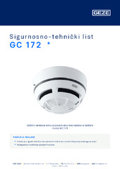 GC 172  * Sigurnosno-tehnički list HR