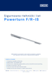 Powerturn F/R-IS Sigurnosno-tehnički list HR