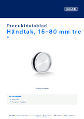 Håndtak, 15-80 mm tre  * Produktdatablad NB