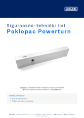 Poklopac Powerturn Sigurnosno-tehnički list HR