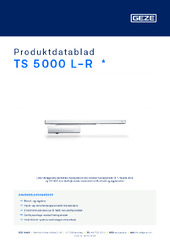 TS 5000 L-R  * Produktdatablad DA