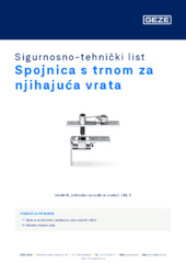 Spojnica s trnom za njihajuća vrata Sigurnosno-tehnički list HR