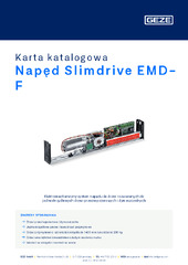 Napęd Slimdrive EMD-F Karta katalogowa PL