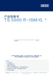 TS 5000 R-ISM/G  * 产品规格书 ZH