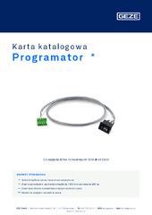 Programator  * Karta katalogowa PL