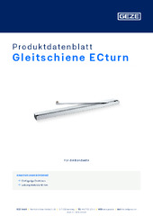 Gleitschiene ECturn Produktdatenblatt DE