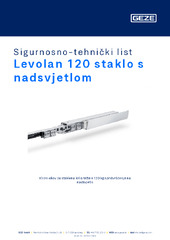 Levolan 120 staklo s nadsvjetlom Sigurnosno-tehnički list HR