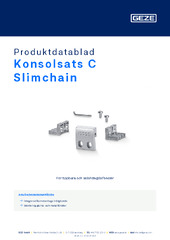 Konsolsats C Slimchain Produktdatablad SV