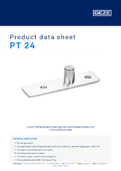 PT 24 Product data sheet EN