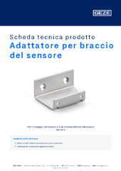 Adattatore per braccio del sensore Scheda tecnica prodotto IT