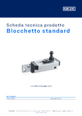 Blocchetto standard Scheda tecnica prodotto IT