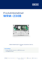 WRM-230B  * Produktdatablad NB