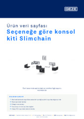 Seçeneğe göre konsol kiti Slimchain Ürün veri sayfası TR