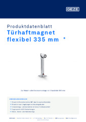 Türhaftmagnet flexibel 335 mm  * Produktdatenblatt DE