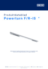 Powerturn F/R-IS  * Produktdatablad SV