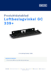 Loftbeslagvinkel GC 339+ Produktdatablad DA