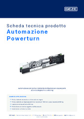 Automazione Powerturn Scheda tecnica prodotto IT