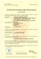 Certificat FR (758657)