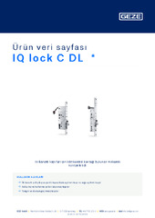 IQ lock C DL  * Ürün veri sayfası TR