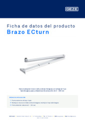 Brazo ECturn Ficha de datos del producto ES