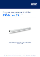 ECdrive T2  * Sigurnosno-tehnički list HR