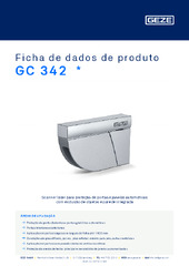 GC 342  * Ficha de dados de produto PT