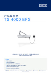 TS 4000 EFS 产品规格书 ZH