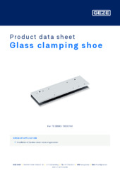 Glass clamping shoe Product data sheet EN