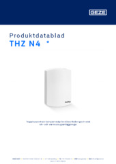 THZ N4  * Produktdatablad SV