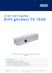 Kilit gövdesi TS 1500 Ürün veri sayfası TR