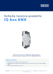 IQ box KNX Scheda tecnica prodotto IT
