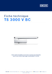 TS 3000 V BC Fiche technique FR