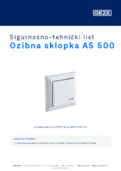 Ozibna sklopka AS 500 Sigurnosno-tehnički list HR