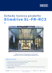 Slimdrive SL-FR-RC2  * Scheda tecnica prodotto IT