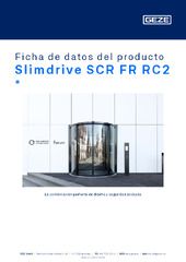 Slimdrive SCR FR RC2  * Ficha de datos del producto ES