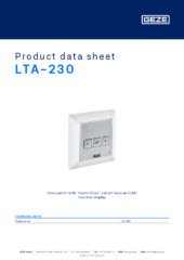 LTA-230 Product data sheet EN