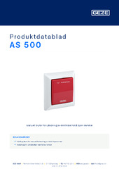 AS 500 Produktdatablad NB