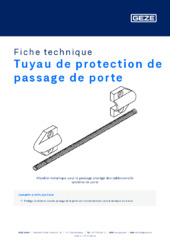 Tuyau de protection de passage de porte Fiche technique FR