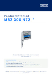 MBZ 300 N72  * Produktdatablad DA