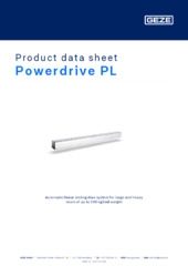 Powerdrive PL Product data sheet EN