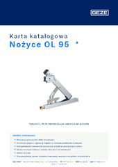 Nożyce OL 95  * Karta katalogowa PL