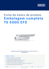 Embalagem completa TS 5000 EFS Ficha de dados de produto PT
