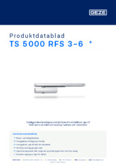 TS 5000 RFS 3-6  * Produktdatablad SV