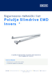 Polužje Slimdrive EMD Invers  * Sigurnosno-tehnički list HR