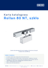 Rollan 80 NT, szkło Karta katalogowa PL