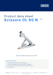 Scissors OL 90 N  * Product data sheet EN