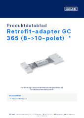 Retrofit-adapter GC 365 (8->10-polet)  * Produktdatablad NB