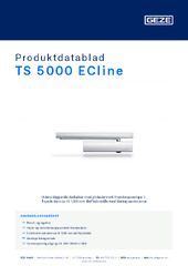 TS 5000 ECline Produktdatablad DA