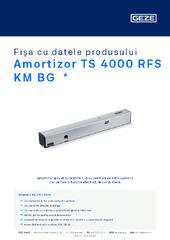 Amortizor TS 4000 RFS KM BG  * Fișa cu datele produsului RO