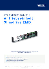Antriebseinheit Slimdrive EMD Produktdatenblatt DE